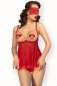 Preview: Babydoll-Set CR4715 rot