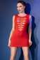 Preview: Nahtloses Minikleid CR4622 rot