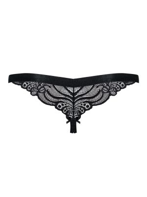 Crotchless Thong - schwarz - Collection Paula