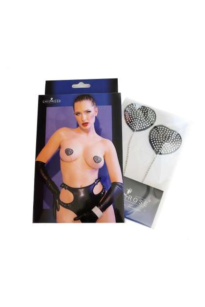 Nipple Covers CR4662 schwarz/silber